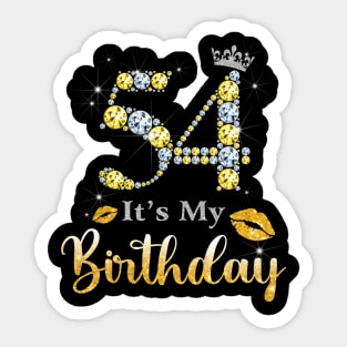 It's My 54th Birthday Sticker